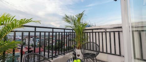 Habitación de lujo doble | Terraza o patio