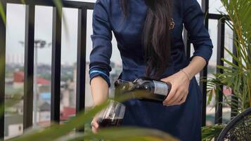 Quarto casal superluxo | Terraço/pátio