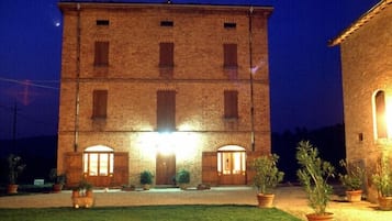 Front of property – evening/night