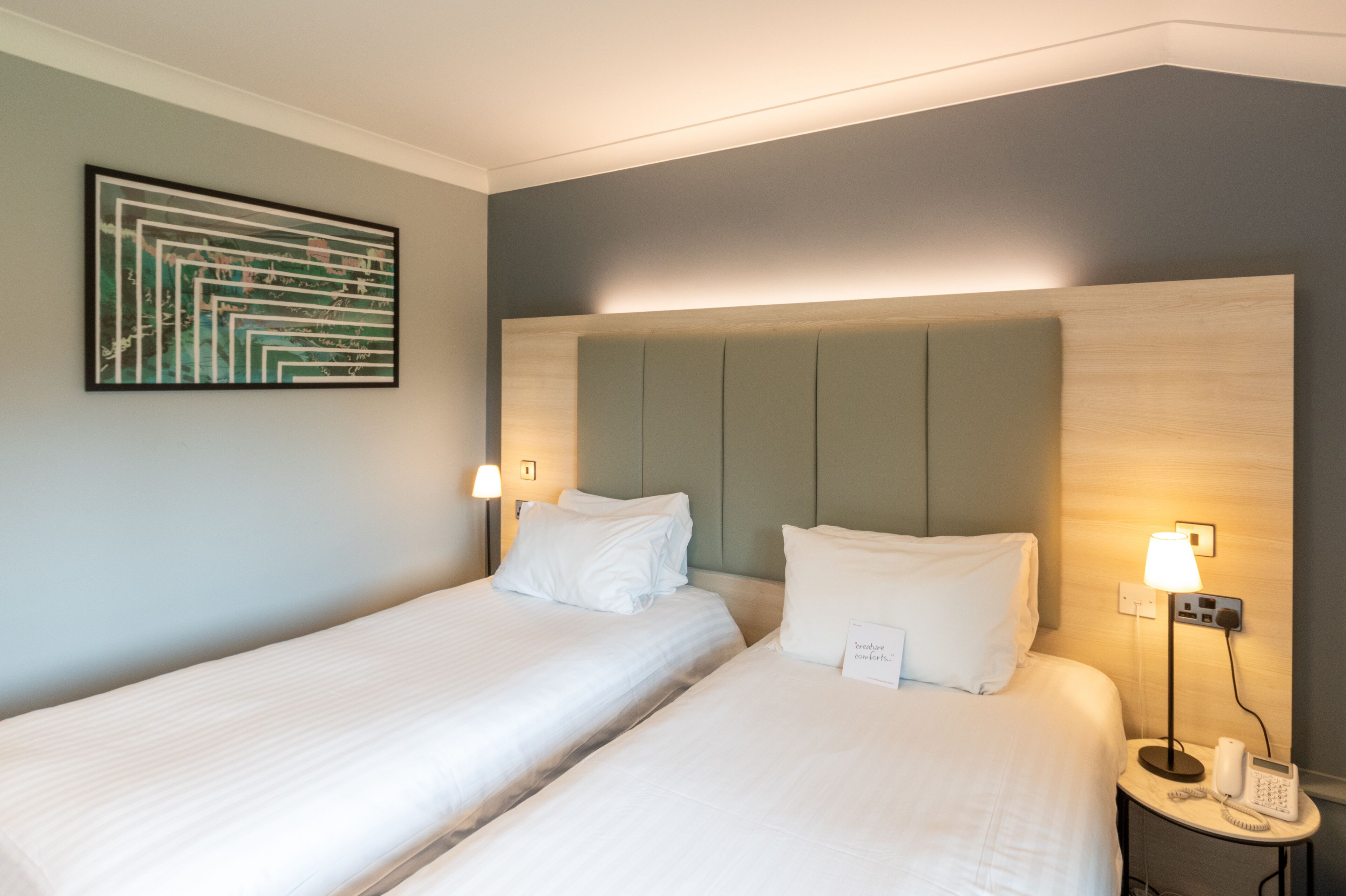 standard twin room | hypo-allergenic bedding, in-room safe, desk, laptop workspace