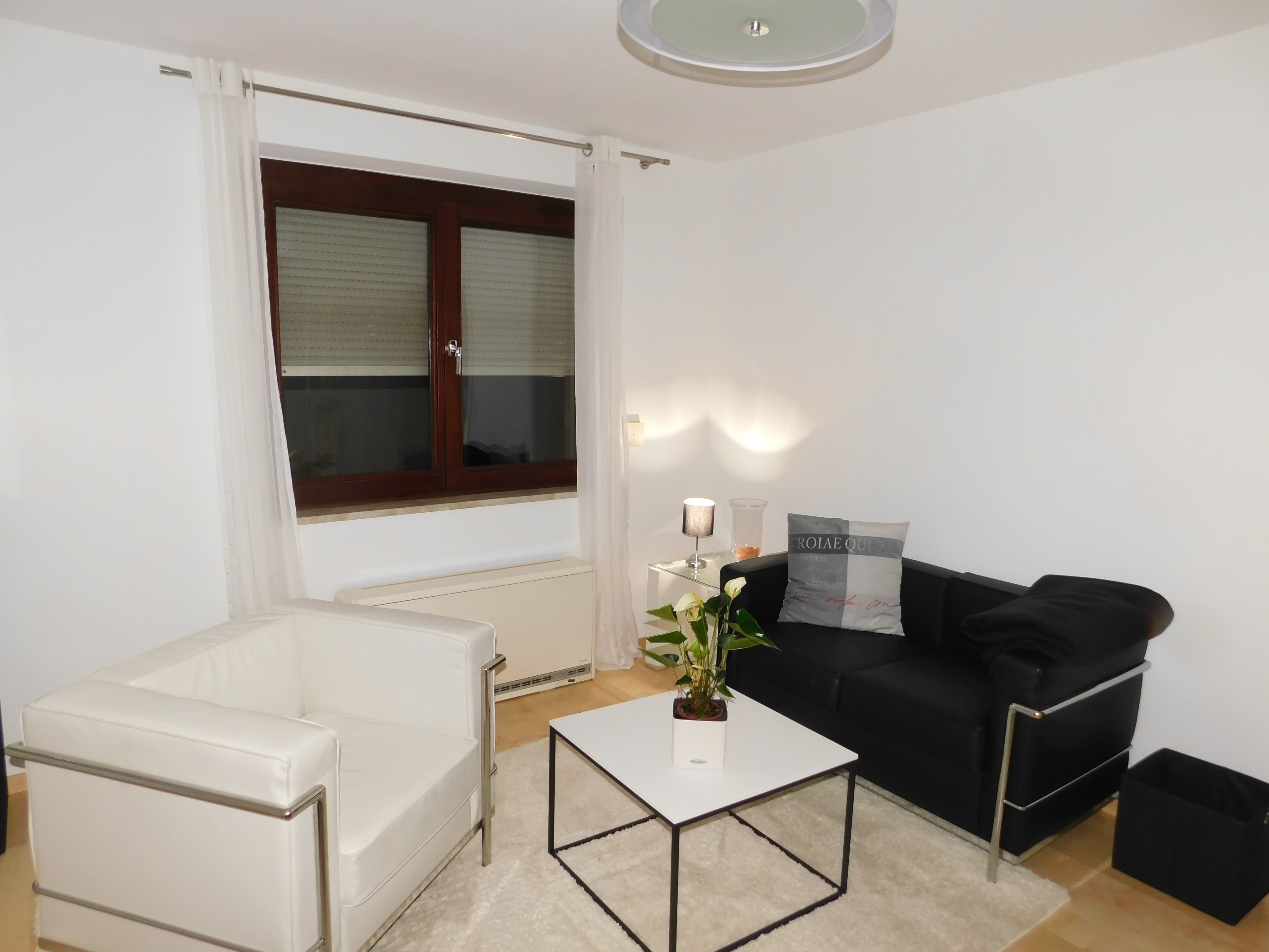 Apartment, 1 Schlafzimmer, Terrasse (Rudi) | Wohnbereich | LED-Fernseher