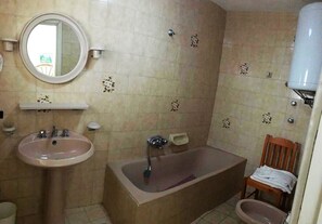 Panoramic-Apartment, 1 Schlafzimmer | Badezimmer | Haartrockner, Bidet, Handtücher, Seife