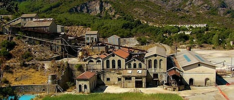 Vue depuis lâhĂ©bergement