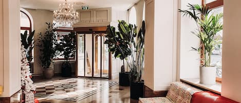 Interior entrance