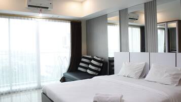 Zimmer | 1 Schlafzimmer, Schreibtisch, kostenloses WLAN, Bettwäsche