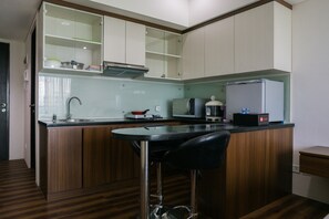 Private kitchenette - City View Studio Apartment at Tamansari La Grande (Bandung)