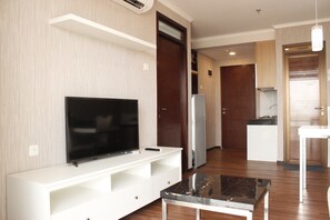 ห้องพัก | บริเวณนั่งเล่น | ทีวี
