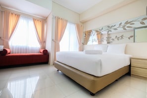 Kamar | 1 kamar tidur, Wi-Fi gratis, dan seprai linen