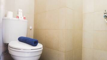 Room | Bathroom | Shower, free toiletries, towels