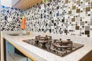 Private kitchenette - Homey 2BR Apartment at Tamansari Papilio (Surabaya)