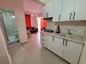 Departamento clásico | Minibar, wifi gratis y ropa de cama 