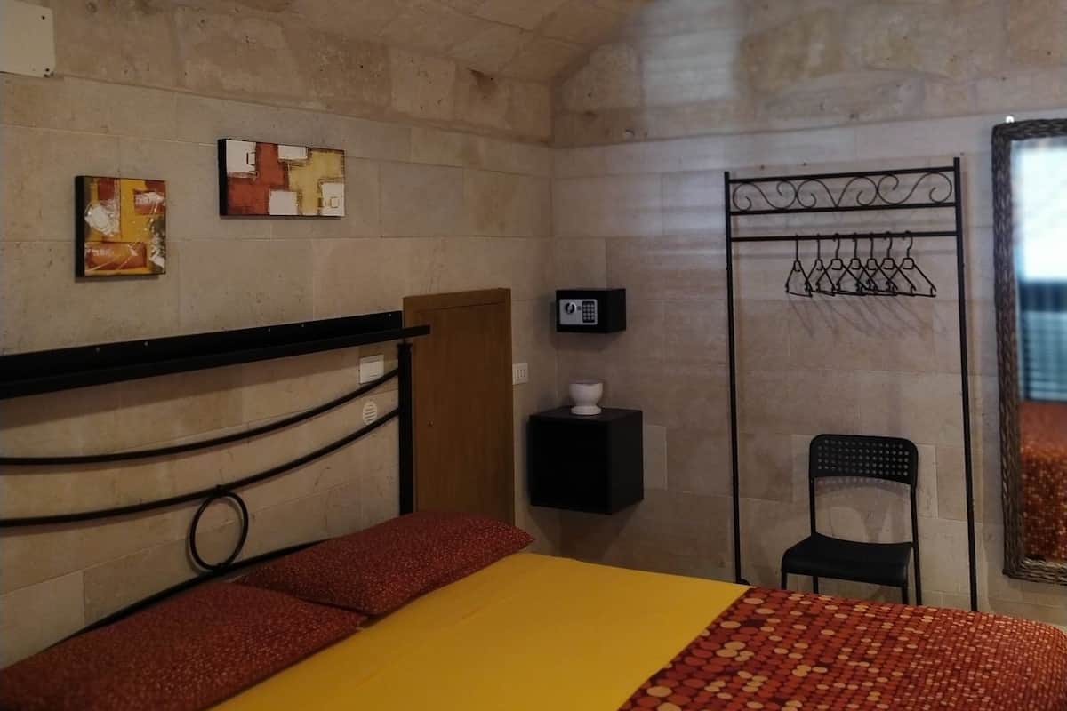 Double Room, Private Bathroom, Ground Floor (Arancione) | In-room safe, blackout drapes, iron/ironing board (on request)