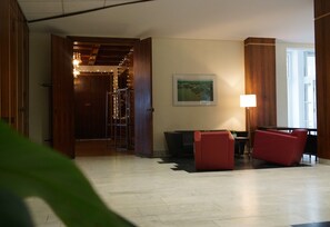 Sittområde i lobbyn