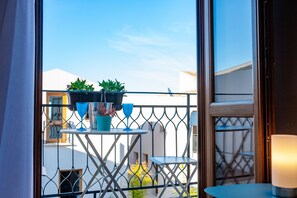 Exclusieve studio, kitchenette (Bennistra) | Balkon