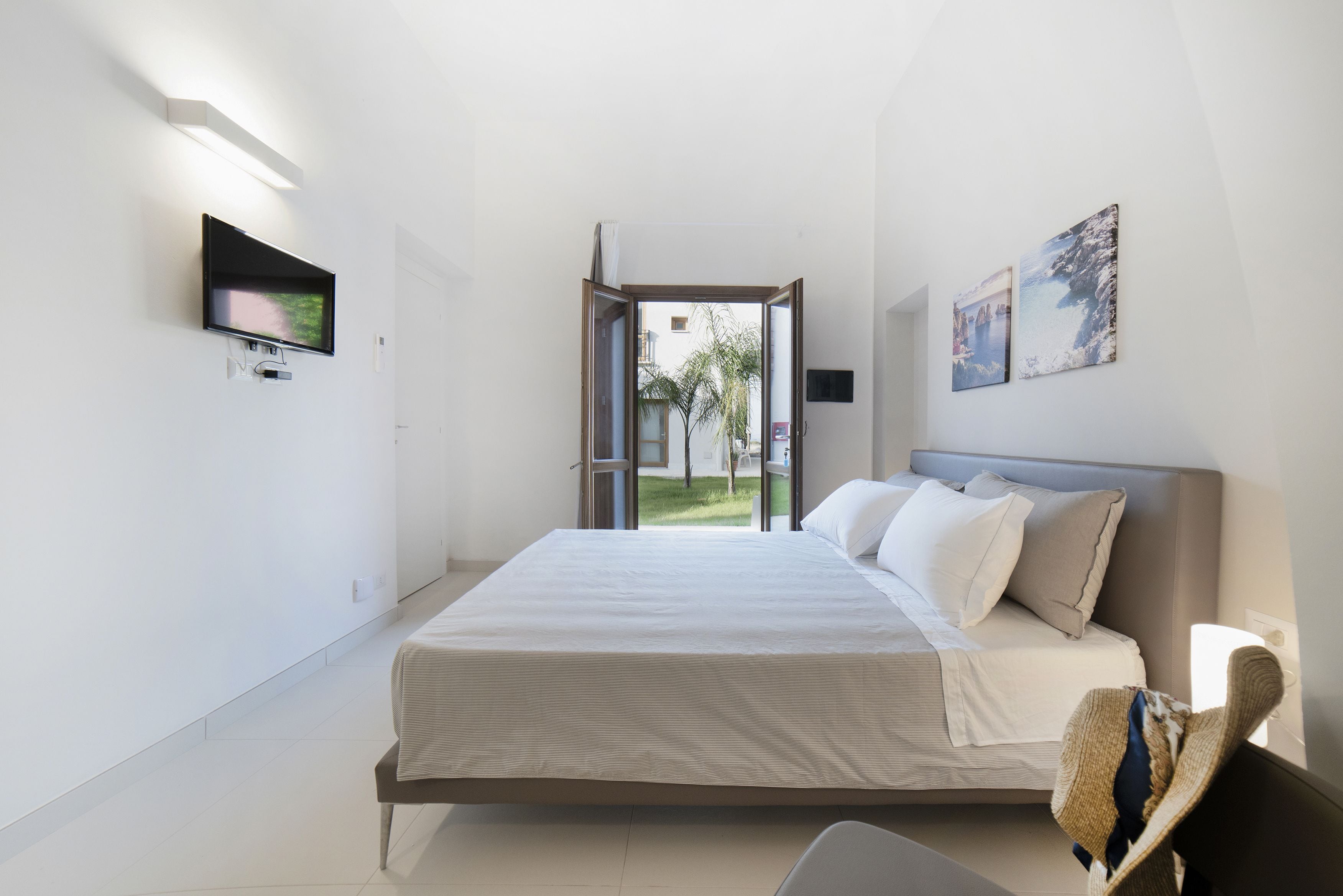 Camera tripla (Scopello) | Biancheria da letto di alta qualità, copriletto in piuma