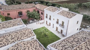 Uitzicht op de binnenplaats