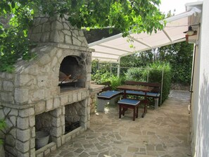 BBQ/picnic Area - Apartments Lumanera Mali Losinj (Mali Losinj)