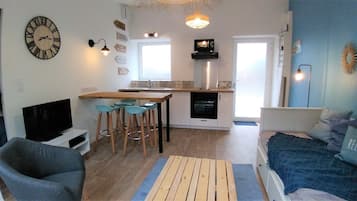 1 chambre, fer et planche Ă repasser, Wi-Fi gratuit, draps fournis