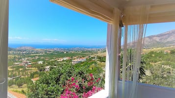 Apartamento panorâmico | Vista do quarto