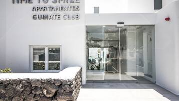 Voorkant van accommodatie