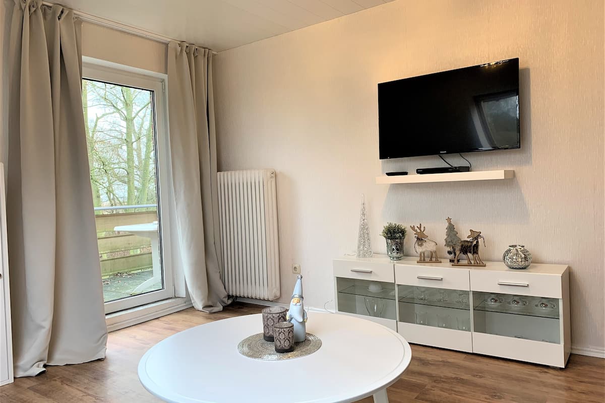 Appartement, 2 chambres (Nr. 4) | Coin séjour | Télévision à écran plat