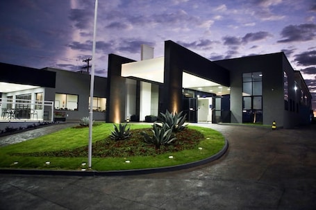 Front of property – evening/night