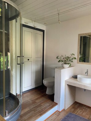 Shower, towels