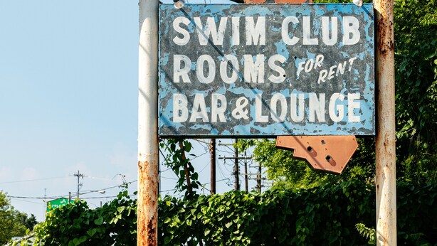A vintage motel sign with a swim club, bar, and lounge. - The Dive Motel & Swim Club (Nashville)