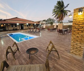Terrace/patio - Pousada Casa Bella (Itaberaba)
