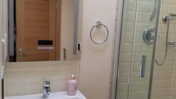 Hair dryer, towels