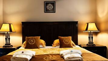 Premium bedding, down comforters, Select Comfort beds, blackout drapes