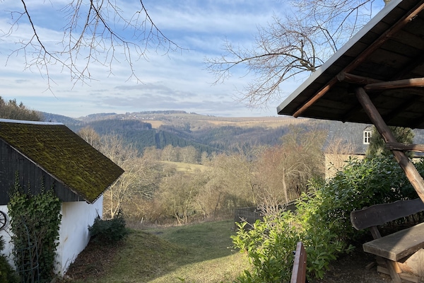 Aussicht beim Abendessen