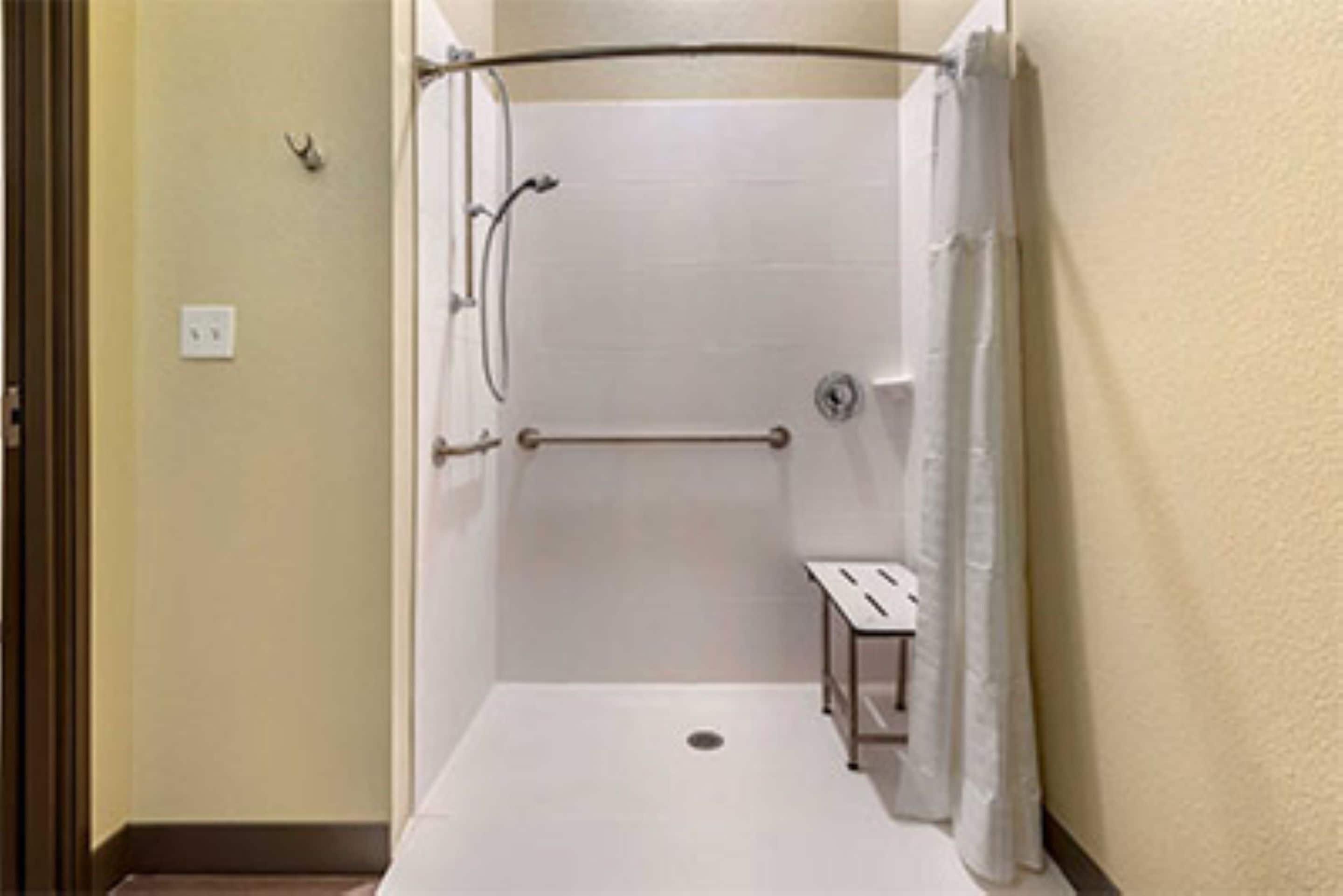 free toiletries, hair dryer, towels