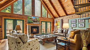 Smart TV, fireplace, video games, Netflix