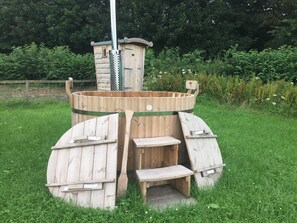 Huisje, meerdere bedden | Terrein van de accommodatie