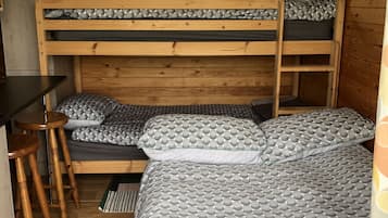 Cabin, Multiple Beds | 1 bedroom, bed sheets