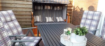 Holiday home in a quiet location in the center of Nordseebad Tossens