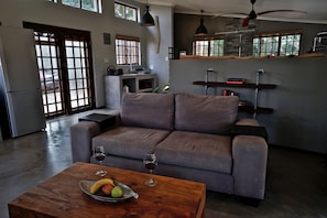 Luxury Chalet | Living area | Flat-screen TV