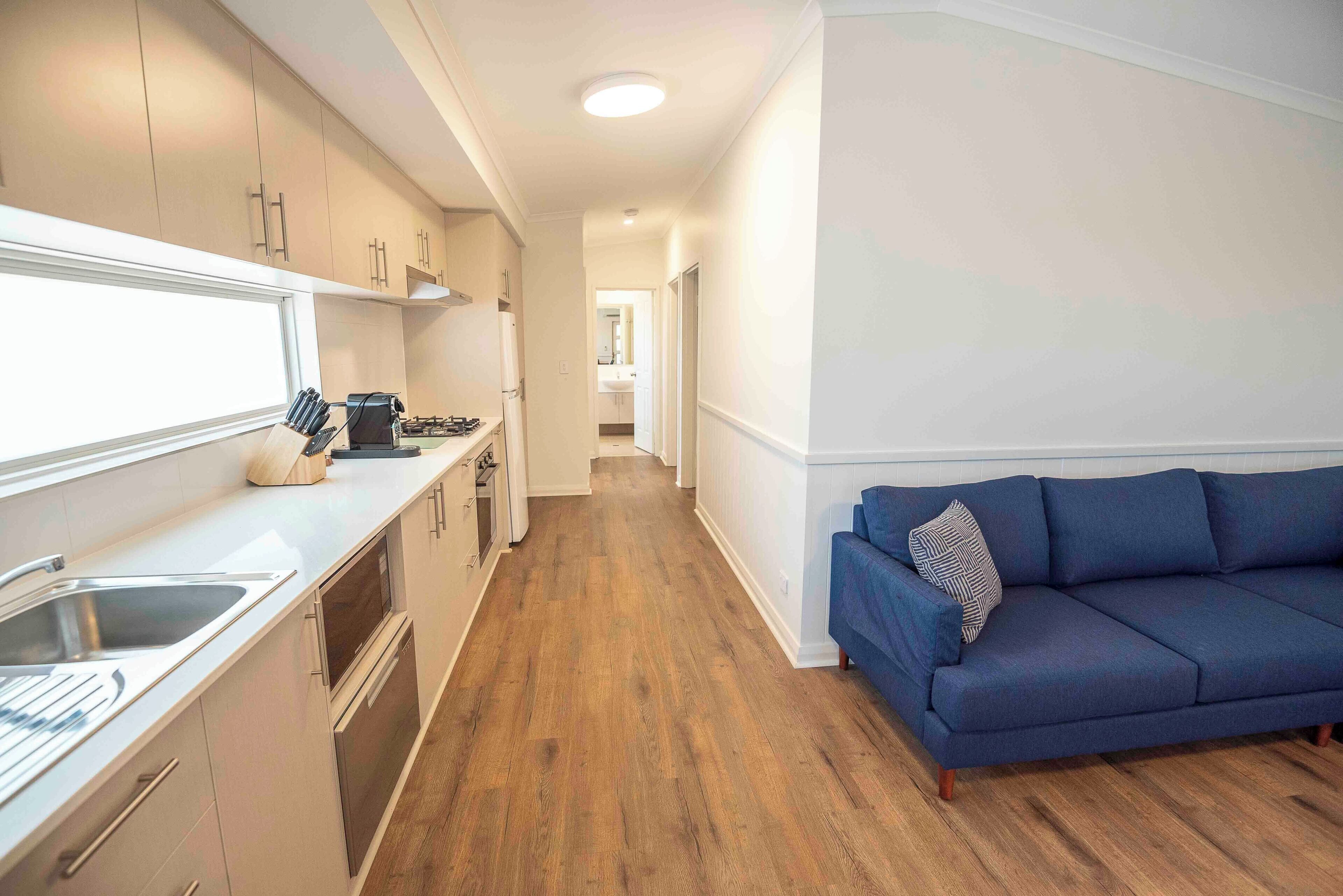 Premium-Chalet | Eigene Küche | Großer Kühlschrank, Mikrowelle, Herdplatte