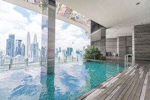 Indoor pool, outdoor pool