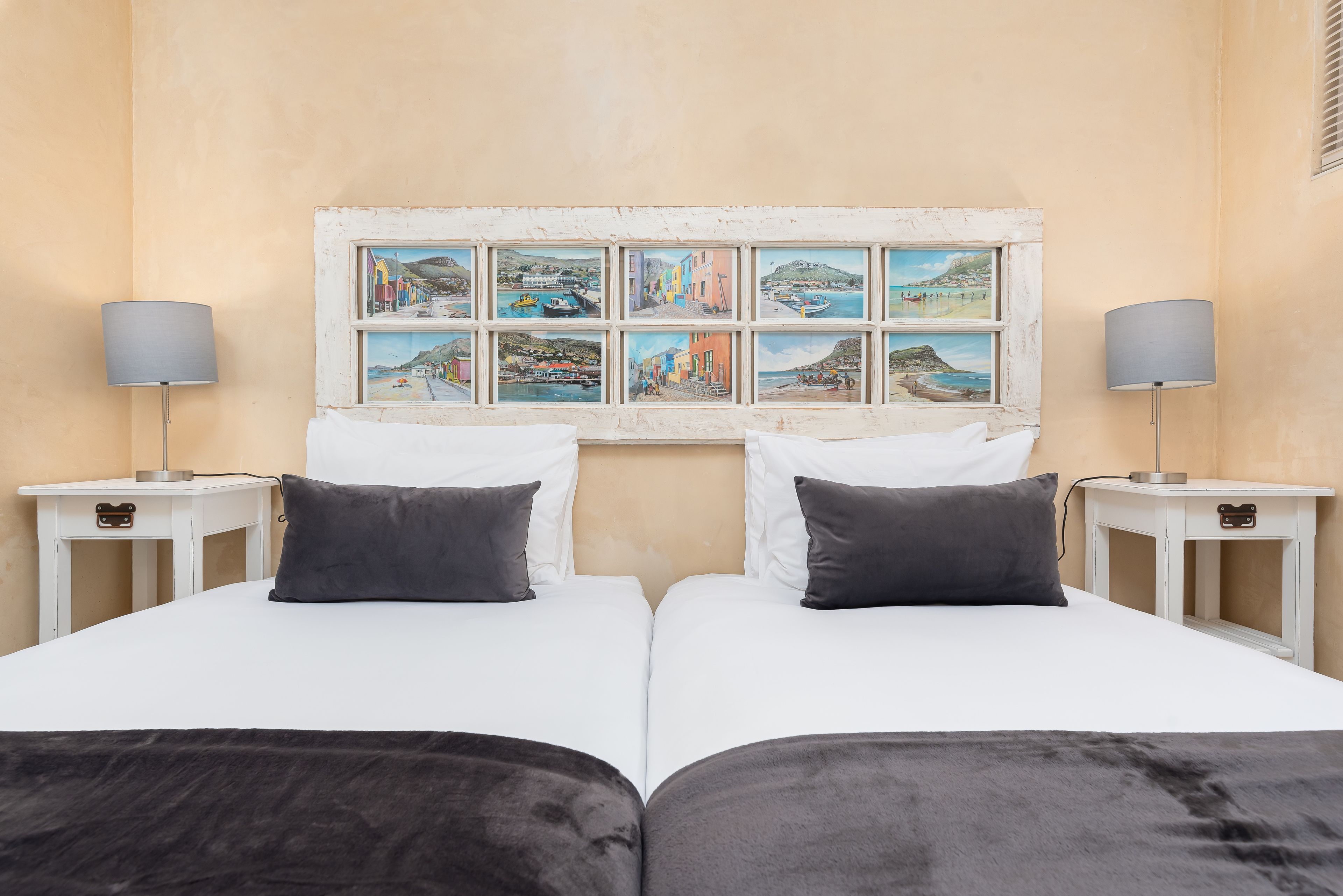 2 habitaciones, ropa de cama de alta calidad y escritorio 