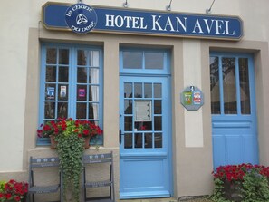 Majoituspaikan julkisivu