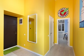 2 bedrooms, individually decorated, desk, laptop workspace