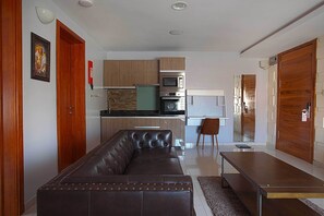 Premium Apartment, 2 Bedrooms (Sapphire) | Living area | LED TV