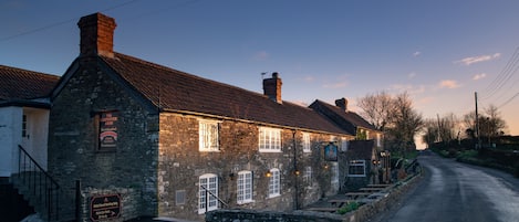 Front of property - evening/night