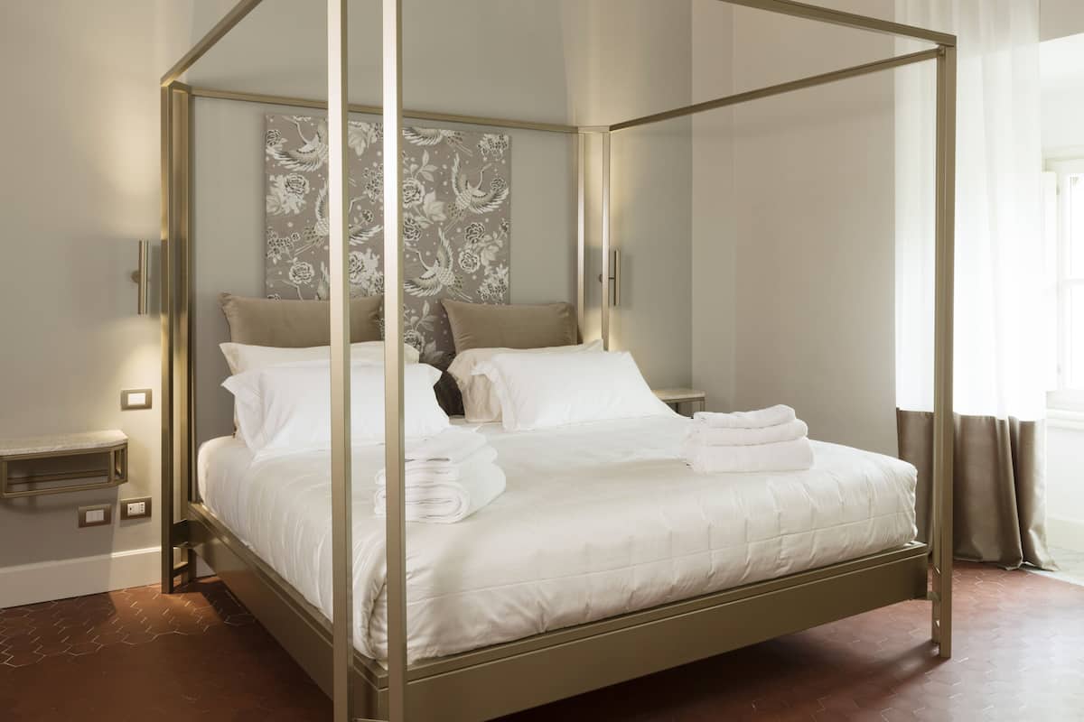 Suite | 1 slaapkamer, Italiaanse Frette-lakens, luxe beddengoed
