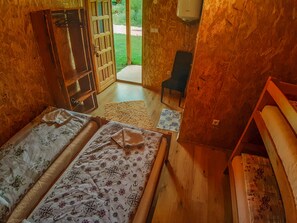 Bungalow, 1 Bedroom, Private Bathroom | 1 bedroom, free WiFi, bed sheets - Campsite Sutjeska (Foca)