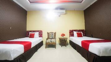 Kahden hengen premium-huone (kaksi sänkyä) | Työpöytä, ilmainen Wi-Fi