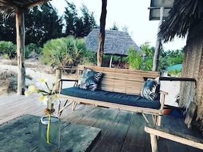 Terrace/patio - Kizingo Beach Eco Lodge (Lamu)