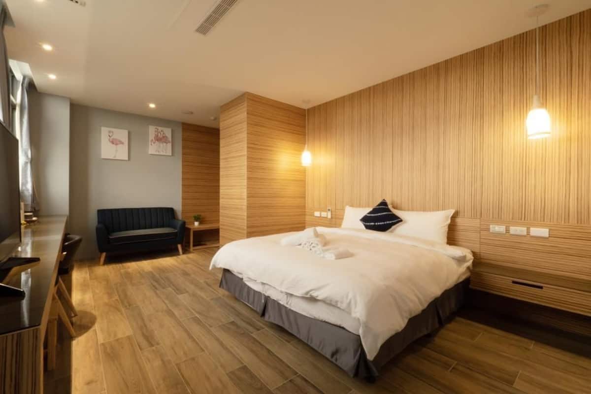 Double Room, Patio | Premium bedding, minibar, desk, blackout curtains